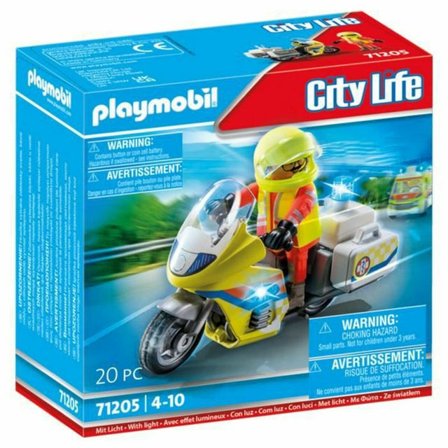 Playset de Veículos Playmobil 71205 Motocicleta 20 Peças - EcoNest