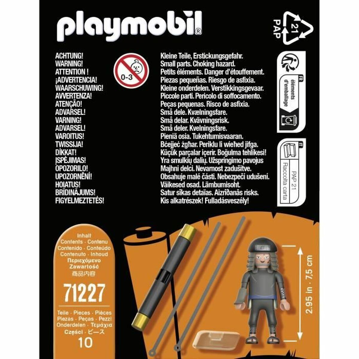 Playset Playmobil 71227 Naruto Shippuden - Hiruzen - EcoNest