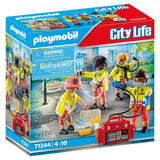 Playset Playmobil 71244 City Life Rescue Team 25 Peças - EcoNest