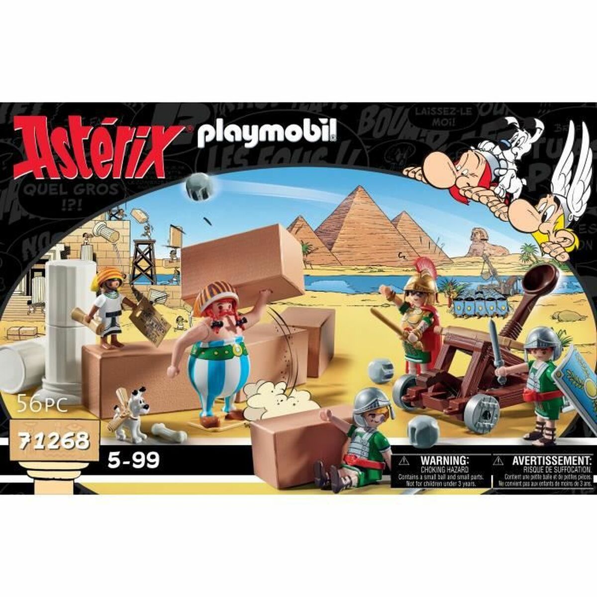 Playset Playmobil Astérix: Numerobis and the Battle of the Palace 71268 56 Peças - EcoNest