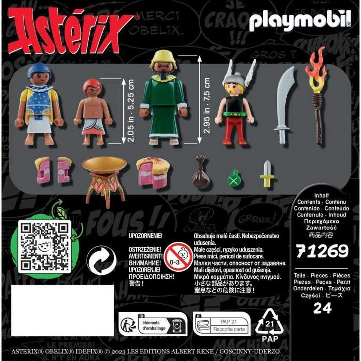 Playset Playmobil Asterix: Amonbofis and the poisoned cake 71268 24 Peças - EcoNest