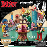 Playset Playmobil Asterix: Amonbofis and the poisoned cake 71268 24 Peças - EcoNest