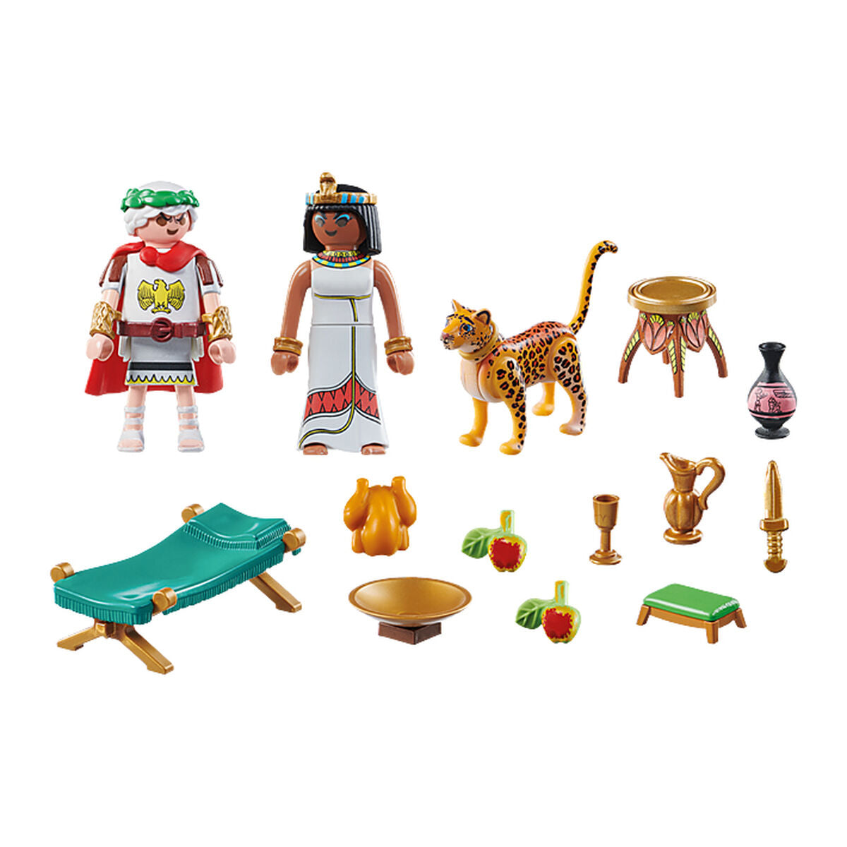 Playset Playmobil 71270 - Asterix: César and Cleopatra 28 Peças - EcoNest