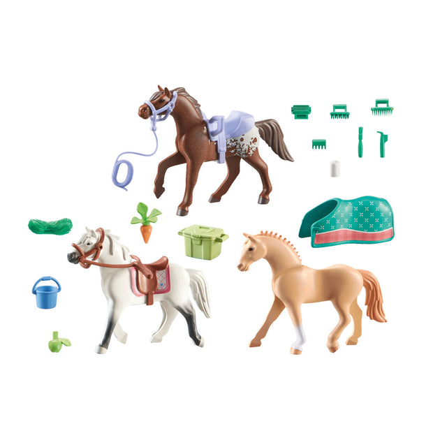 Playset Playmobil 71356 Horses of Waterfall 28 Peças - EcoNest