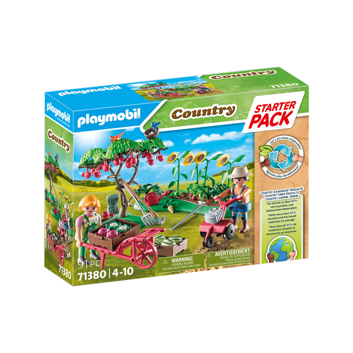 Playset Playmobil 71380 Country 91 Peças - EcoNest