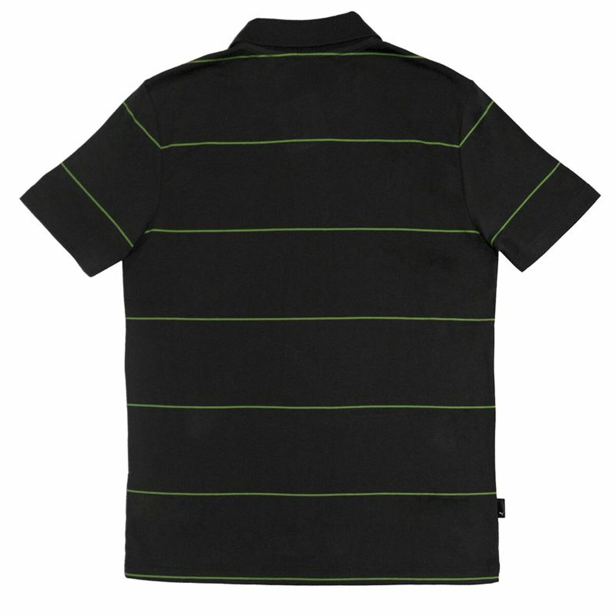 Polo de Manga Curta Homem Puma Jacquard Preto - EcoNest