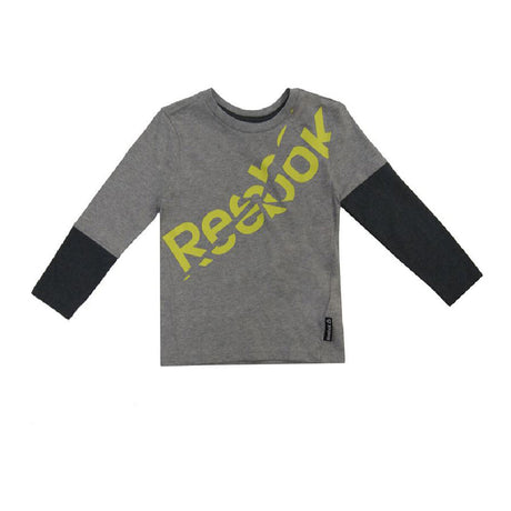Camisola de Manga Comprida Reebok B LS TEE Cinzento escuro - EcoNest