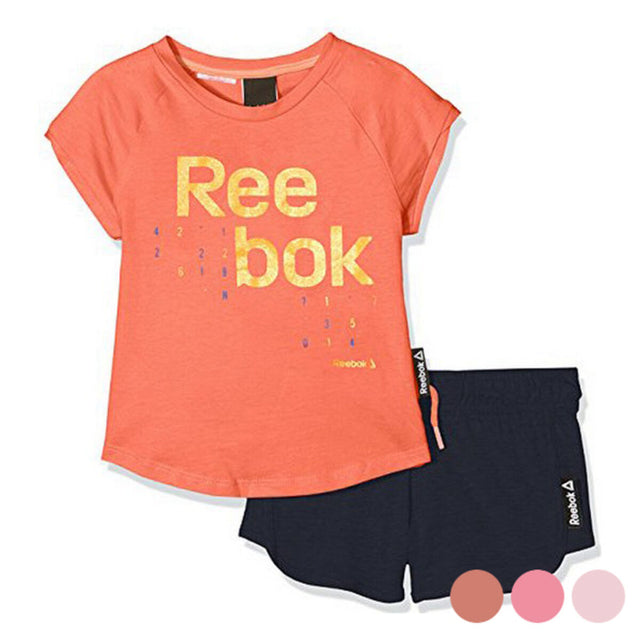 Conjunto Desportivo para Crianças Reebok G ES SS Laranja - EcoNest