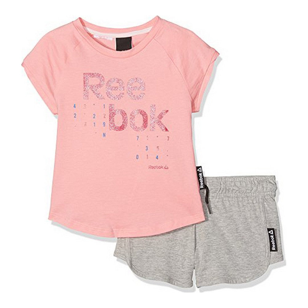 Conjunto Desportivo para Crianças Reebok G ES SS BK4374 Cor de Rosa - EcoNest