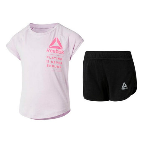 Conjunto Desportivo para Crianças Reebok G ES SS MONGLW BABY Cor de Rosa - EcoNest