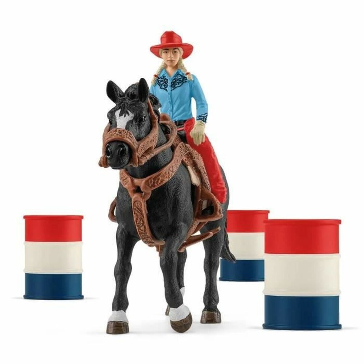 Playset Schleich Cowgirl Barrel Racing Fun - EcoNest