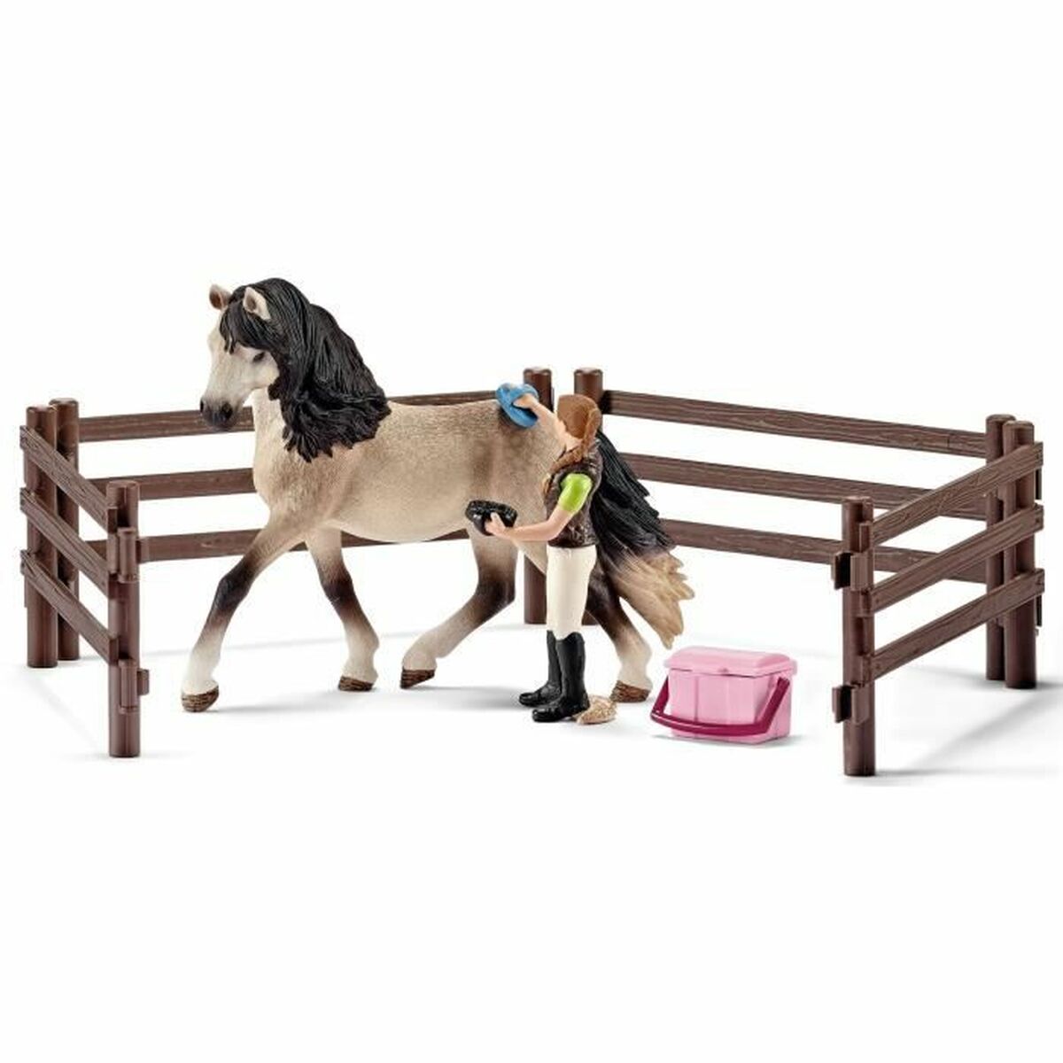 Playset Schleich Andalusian horses care kit Plástico - EcoNest