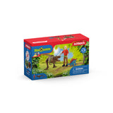 Playset Schleich Tyrannosaurus Rex Attack 41465 5 Peças - EcoNest