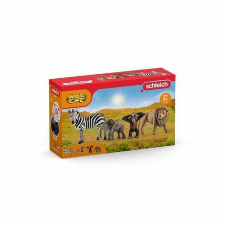 Figuras de animais Schleich 42387 Wild Life: Safari 4 Peças Plástico - EcoNest