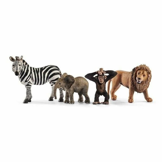 Figuras de animais Schleich 42387 Wild Life: Safari 4 Peças Plástico - EcoNest