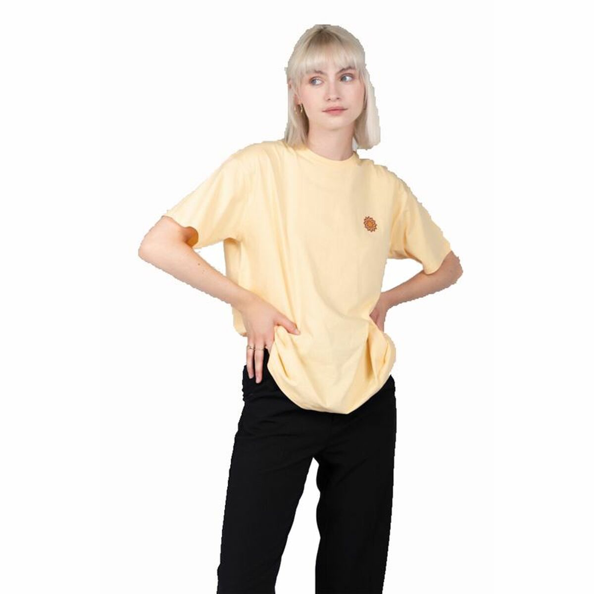 Camisola para adultos 24COLOURS Casual Amarelo - EcoNest