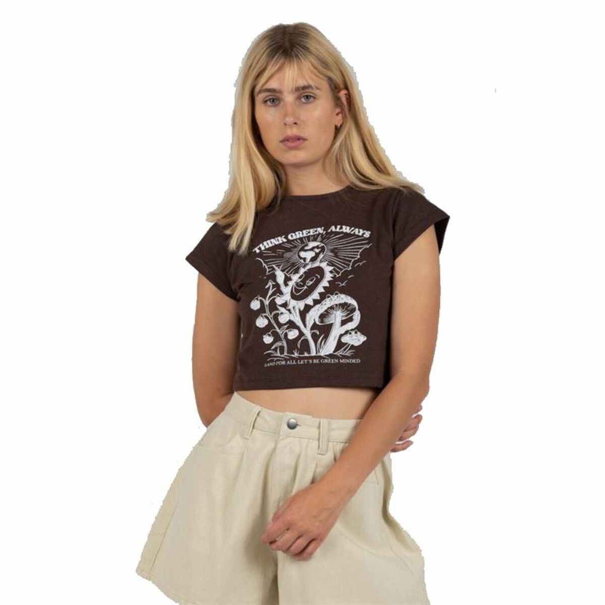 Camisola para adultos 24COLOURS Casual Castanho - EcoNest