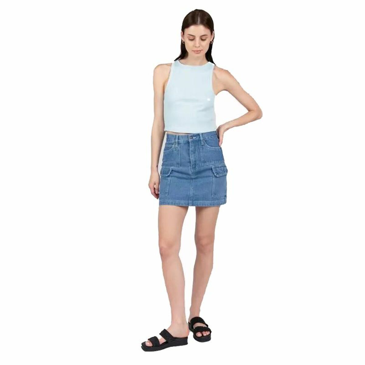 Camisola para adultos 24COLOURS Casual Azul Azul Claro - EcoNest