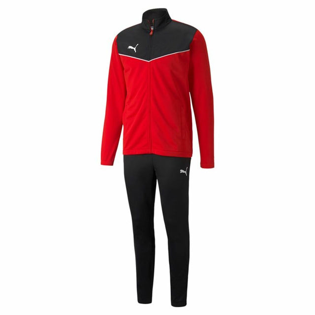 Fato de Treino para Adultos Puma Individualrise Track Preto/Vermelho - EcoNest