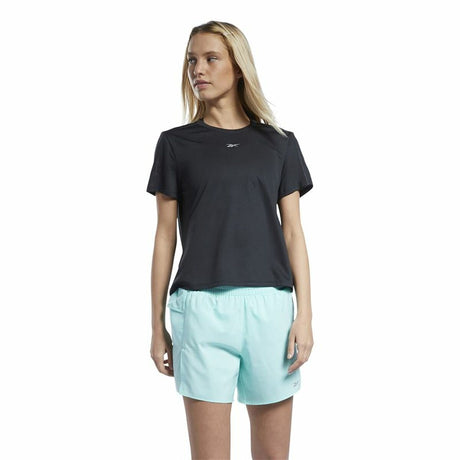 Camisola de Manga Curta Mulher Reebok Speedwick Preto - EcoNest