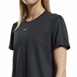 Camisola de Manga Curta Mulher Reebok Speedwick Preto - EcoNest