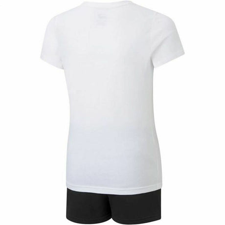 Children's Sports Outfit Puma Logo Tee White