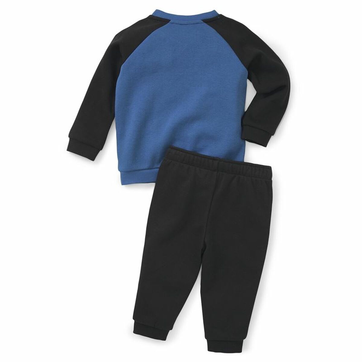 Fato de Treino Infantil Puma Minicats Essentials Raglan Preto Azul - EcoNest