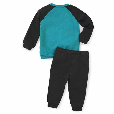 Fato de Treino para Bebé Puma Minicat Essentials Preto Azul - EcoNest