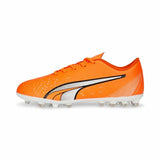 Chuteiras Infantis Puma Ultra Play Mg Laranja Homem - EcoNest