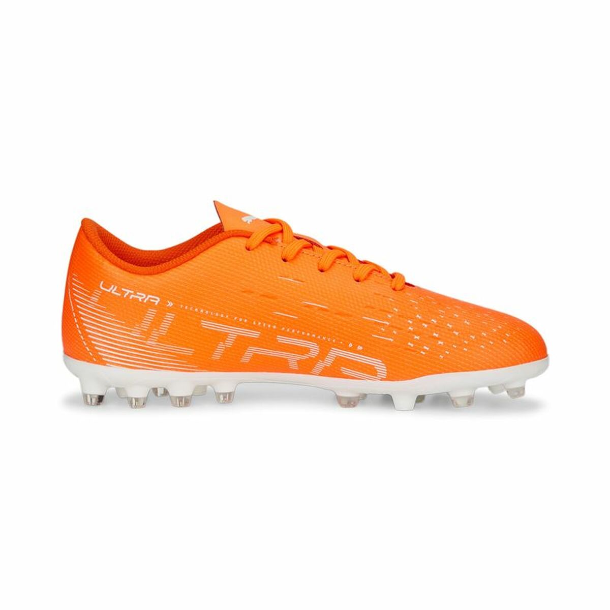 Chuteiras Infantis Puma Ultra Play Mg Laranja Homem - EcoNest