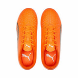 Chuteiras Infantis Puma Ultra Play Mg Laranja Homem - EcoNest