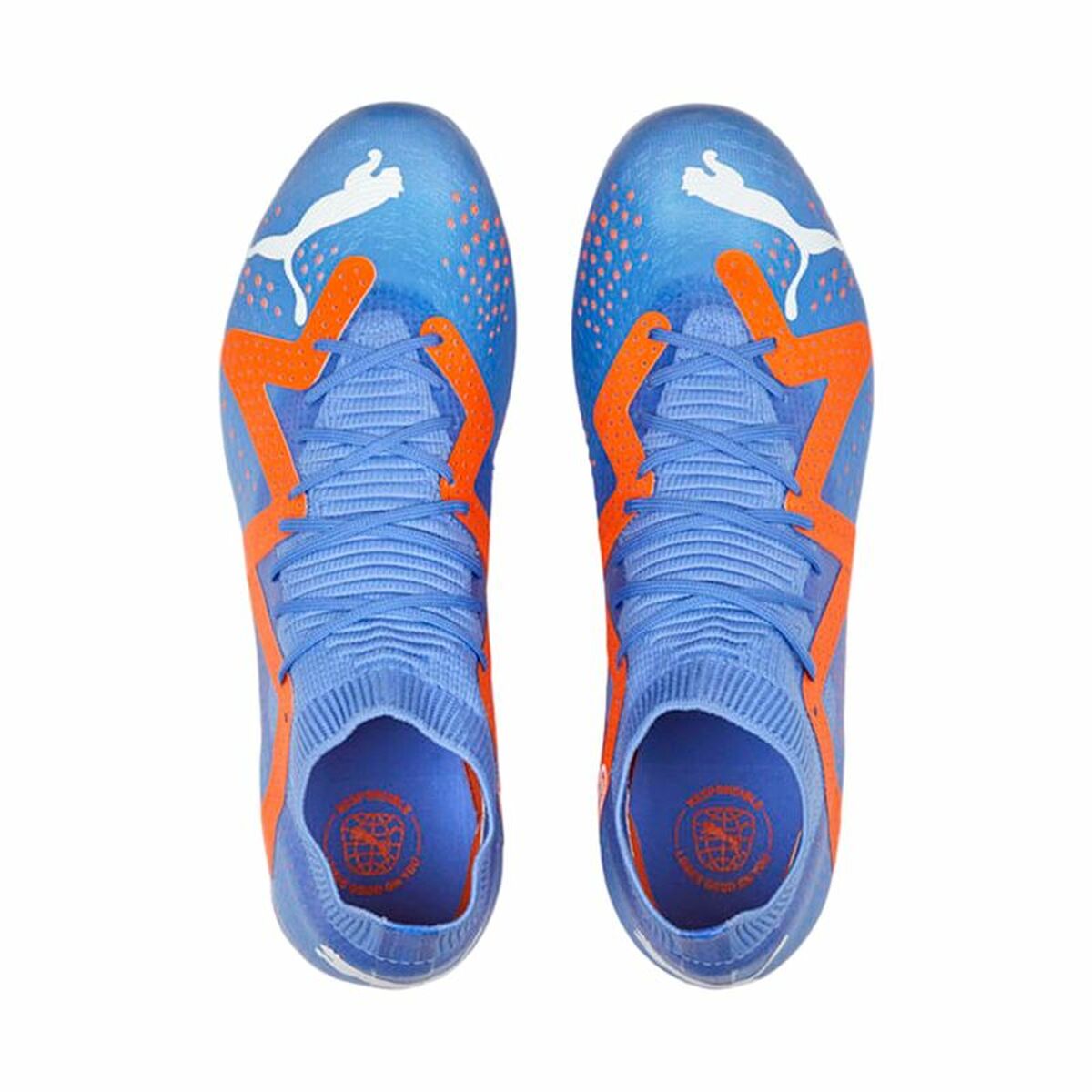 Chuteiras para Adultos Puma Future Match Fg/Ag Glimmer Azul Laranja Mulher - EcoNest