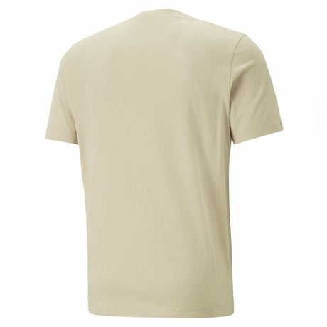 Camisola de Manga Curta Puma Essentials Elevated Bege Unissexo - EcoNest