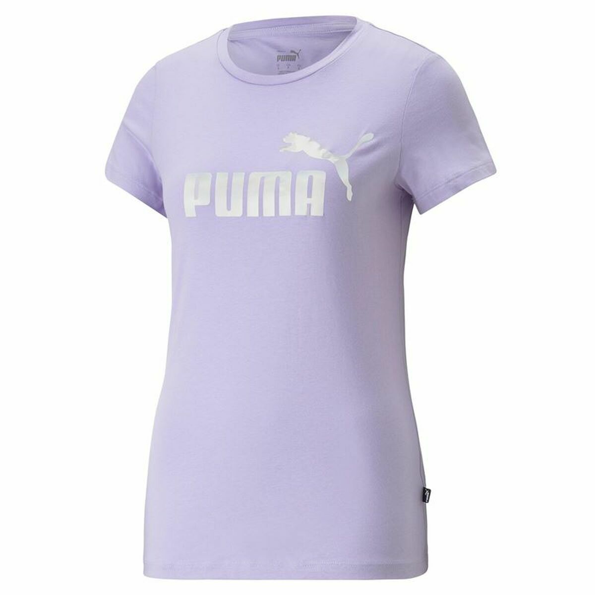 Camisola de Manga Curta Mulher Puma Ess+ Nova Shine Lavanda Mulher - EcoNest