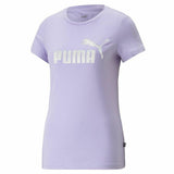 Camisola de Manga Curta Mulher Puma Ess+ Nova Shine Lavanda Mulher - EcoNest