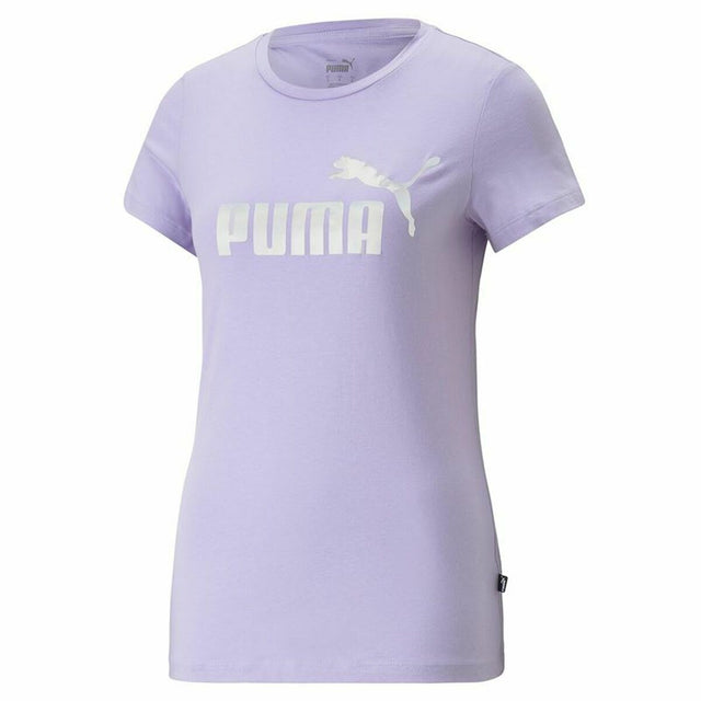 Camisola de Manga Curta Mulher Puma Ess+ Nova Shine Lavanda Mulher - EcoNest