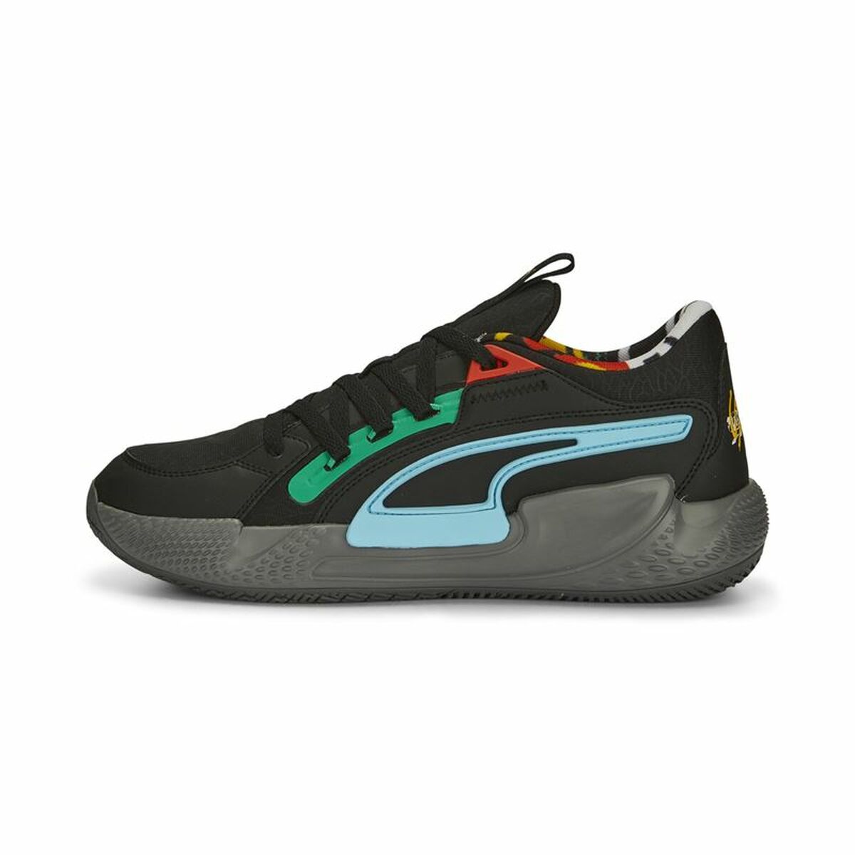 Sapatilhas de Basquetebol para Adultos Puma Court Rider Chaos Preto - EcoNest