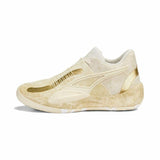 Sapatilhas de Basquetebol para Adultos Puma Rise NITRO Dourado Bege - EcoNest