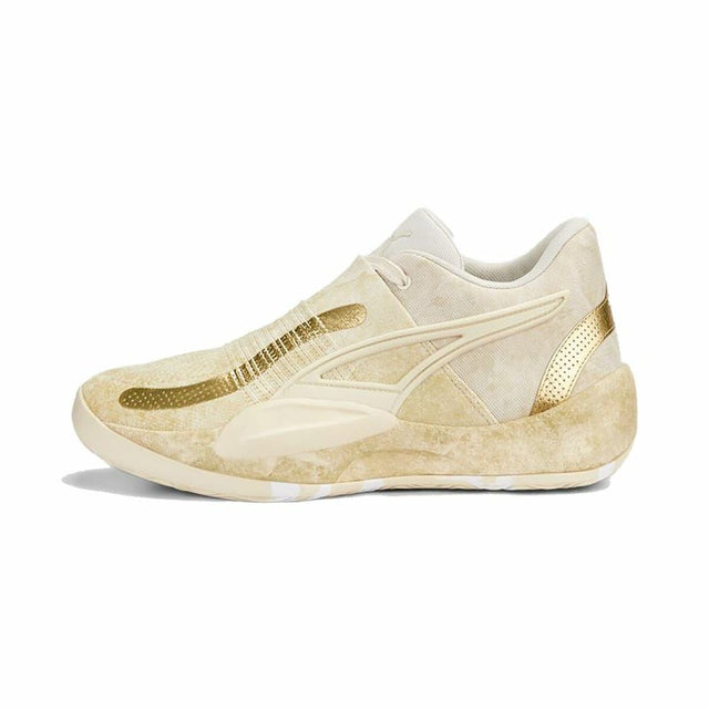 Sapatilhas de Basquetebol para Adultos Puma Rise NITRO Dourado Bege - EcoNest