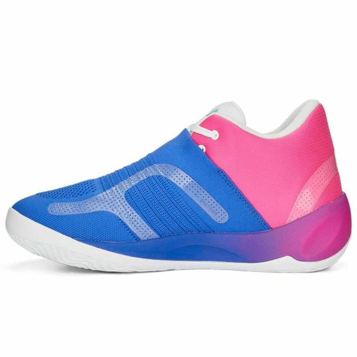 Sapatilhas de Basquetebol para Adultos Puma Rise Cor de Rosa Azul - EcoNest