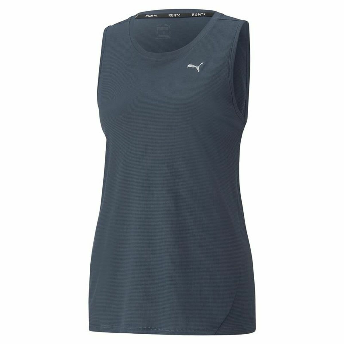 Camisola de Manga Curta Mulher Puma Run Favorite Tank Azul escuro Mulher - EcoNest