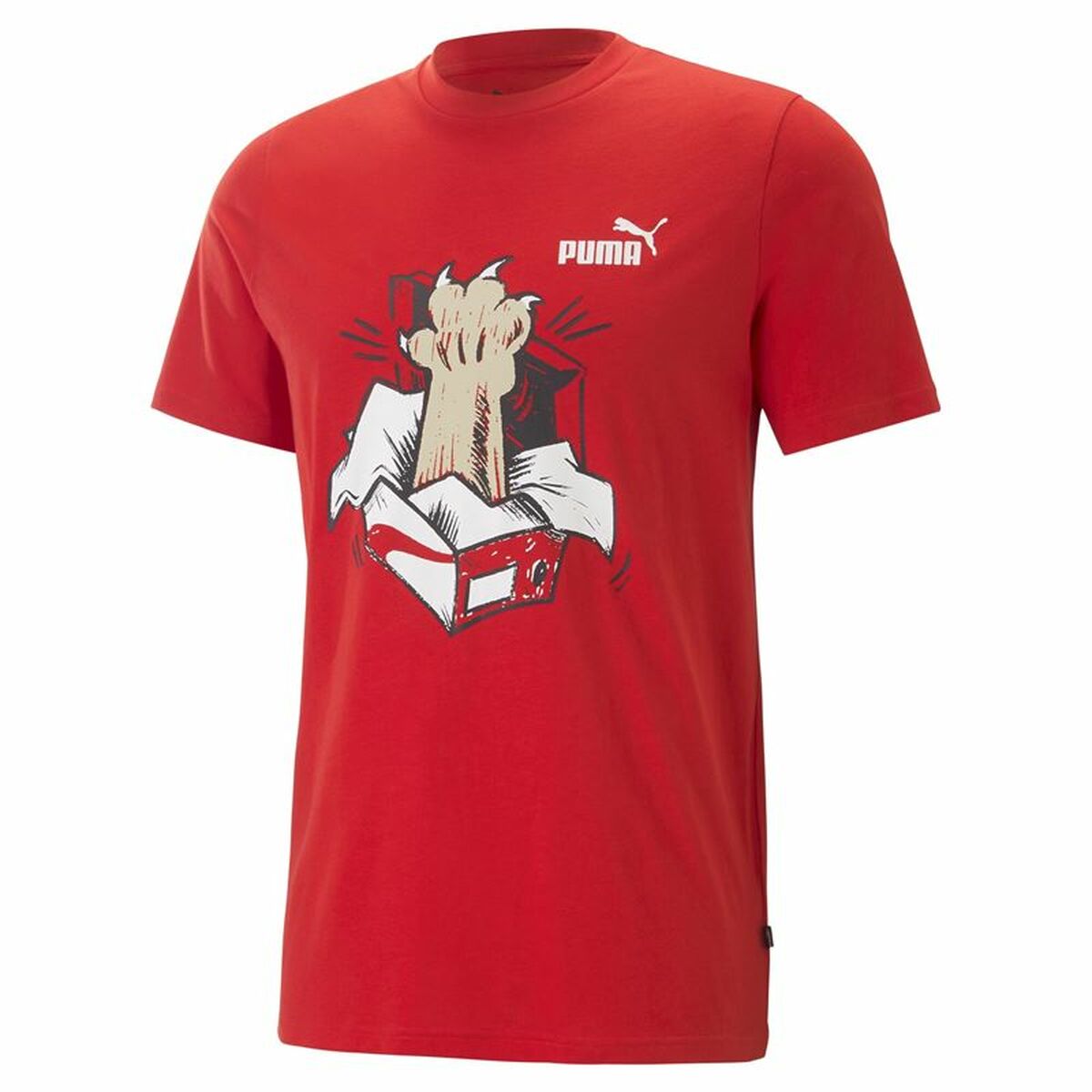 Camisola de Manga Curta Puma Graphics Sneaker For All Time Vermelho Unissexo - EcoNest