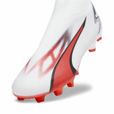 Chuteiras para Adultos Puma Ultra Match+ Ll Fg/A Branco Vermelho - EcoNest