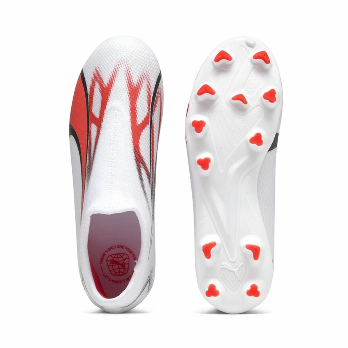 Chuteiras Infantis Puma Ultra Match Ll Rojo/Blanco - EcoNest