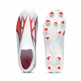 Chuteiras Infantis Puma Ultra Match Ll Rojo/Blanco - EcoNest