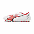 Chuteiras para Adultos Puma Ultra Play MG Branco Vermelho - EcoNest