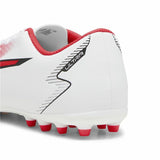 Chuteiras para Adultos Puma Ultra Play MG Branco Vermelho - EcoNest