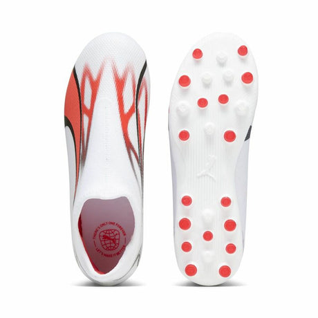 Chuteiras Infantis Puma Ultra Match Ll MG Branco - EcoNest