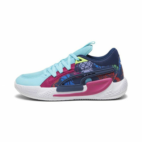 Sapatilhas de Basquetebol para Adultos Puma Court Rider Chaos Azul Claro - EcoNest