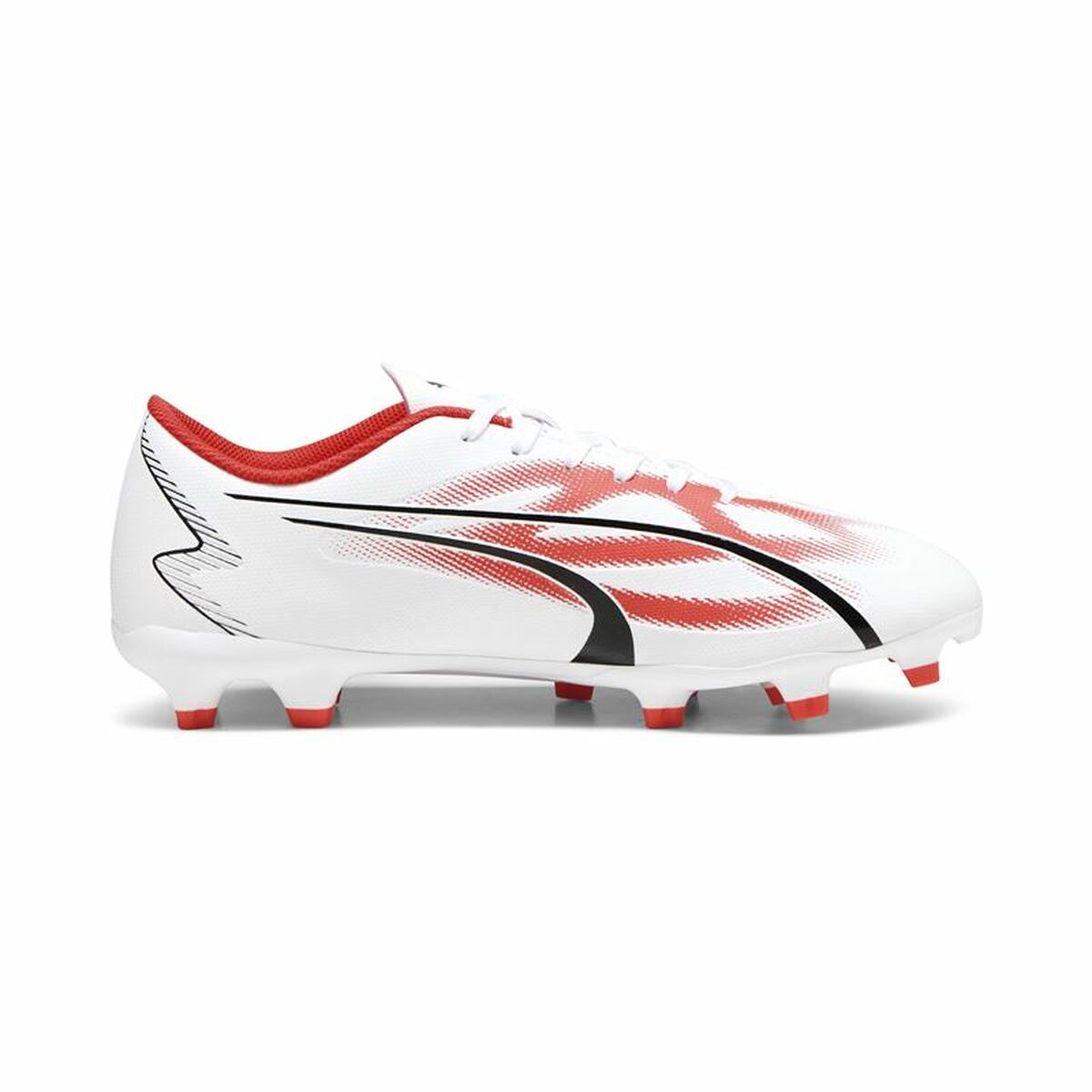Chuteiras para Adultos Puma Ultra Play FG/AG Branco Vermelho - EcoNest